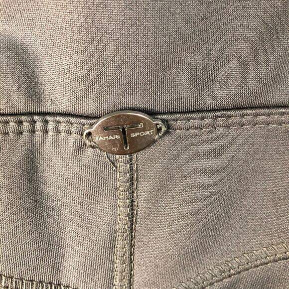 NWT Tahari Sport Gray High Waisted Leggings Zip Pockets Athleisure - Size 3X - Picture 6 of 8